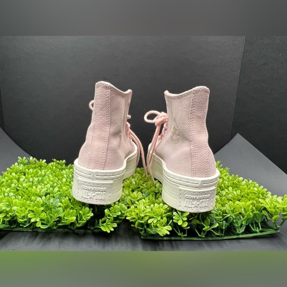 Converse Chuck Taylor All Star Modern Lift "Suede/Pink Sage" Women's  size 5.5 - Picture 5 of 10